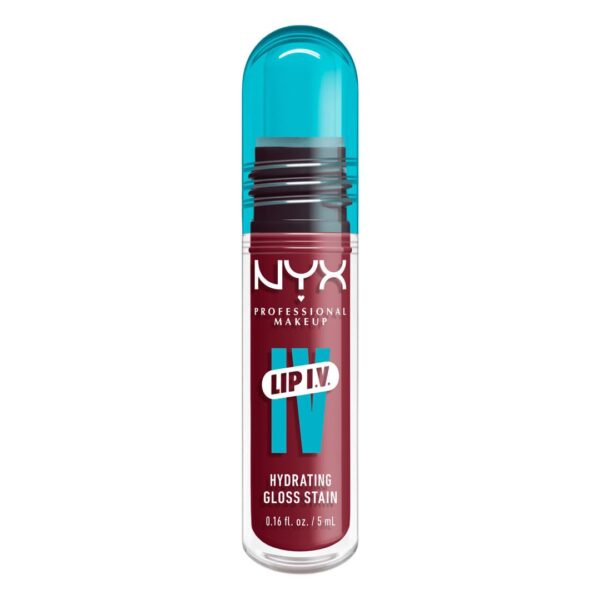NYX PROFESSIONAL MAKEUP Lip IV Hydrating Glossy Lip Stain with 12HR Hydration - Bubblegum Burst (Pink) - Image 3