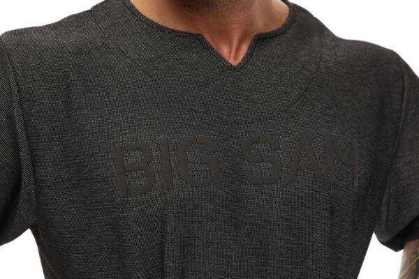 Men's Oversize Active T-Shirts, Bodybuilding Fitness Cardio Rag Top T-Shirt - Image 5