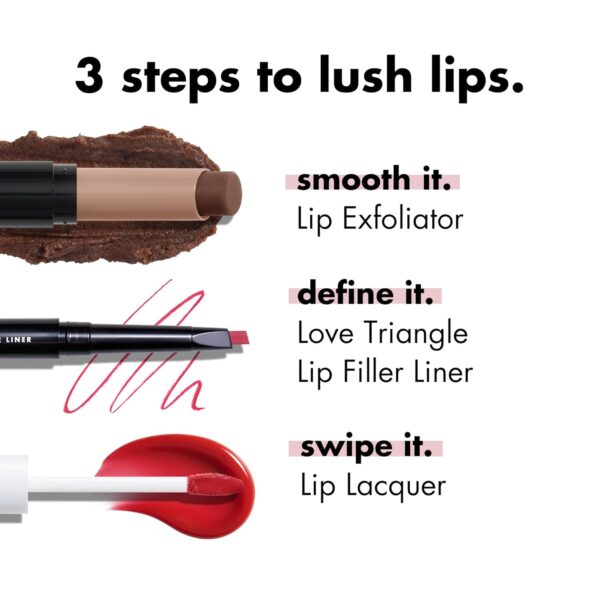 e.l.f. Lip Lacquer, Nourishing, Non-Sticky Ultra-Shine Lip Gloss With Sheer Color, Infused With Vitamins A & E, Vegan & Cruelty-Free, Wild Rose - Image 4