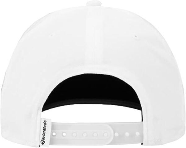 TaylorMade Golf 2025 Lifestyle AFrame Hat White - Image 4
