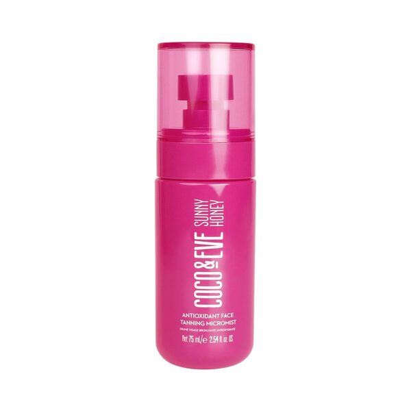 Coco & Eve Antioxidant Face Tanning Micromist. Sunless Self Tanning Face Mist with Antioxidants to Boost Hydration. Quick, Flawless, Streak Free Face Tan. (2.54 fl oz) / (75ml) - Image 2