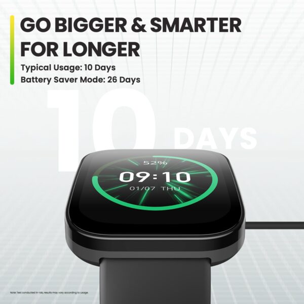 Amazfit Bip 5 Smart Watch 46mm, GPS, Amazon Alexa Built-in, Bluetooth Calling, 10-Day Battery, Heart-Rate & VO2 Max, Sleep Health Monitoring, AI Fitness Tracker App, for Android & iPhone, Black - Image 5