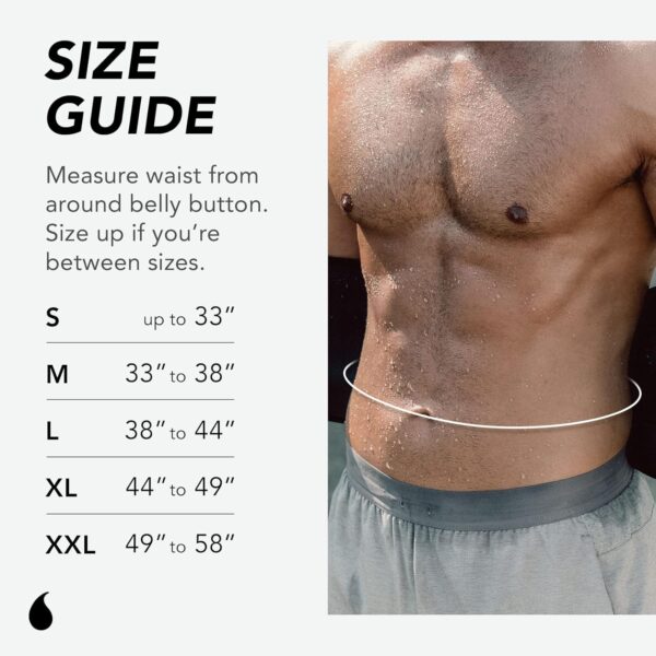 Sports Research® Sweet Sweat Waist Trimmer - Premium Sweat Enhancing Fitness Belt for Women & Men - 5 Adjustable Sizes - Image 3