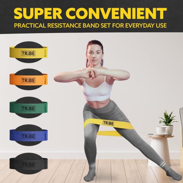 Fabric Resistance Bands for Working Out - Booty Bands for Women and Men - Exercise Bands Resistance Bands Set - Workout Bands Resistance Bands for Legs - Fitness Bands - Image 8