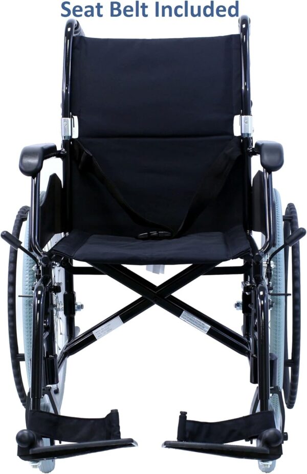 Karman Healthcare LT-980 24 lbs Ultra Light Wheelchair with Removable Footrest, Gen 2 - K Model - Image 5