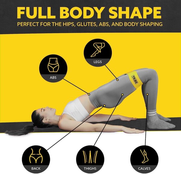 Fabric Resistance Bands for Working Out - Booty Bands for Women and Men - Exercise Bands Resistance Bands Set - Workout Bands Resistance Bands for Legs - Fitness Bands - Image 5