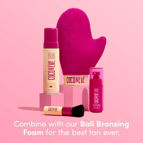 Coco & Eve Antioxidant Face Tanning Micromist. Sunless Self Tanning Face Mist with Antioxidants to Boost Hydration. Quick, Flawless, Streak Free Face Tan. (2.54 fl oz) / (75ml) - Image 9