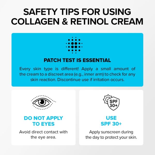 SimplyVital Collagen, Retinol & Hyaluronic Acid Cream - Anti-Aging Face Moisturizer for Face, Firming Skin Care Neck & Décolleté - Made in USA, Daily Moisturizer Face Cream Day & Night - 1.7 fl.oz. - Image 6
