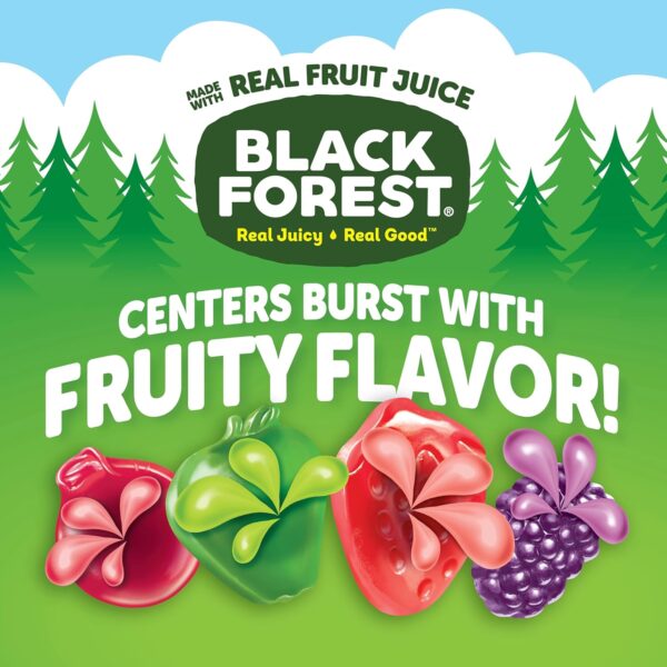 Black Forest, Juicy Burst, Fruit Flavored Snacks, Mixed Fruit Flavors, A Juicy Burst of Natural Flavors, Made with Real Fruit Juice, 0.8 oz 40 ct - Image 5
