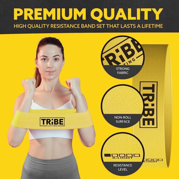 Fabric Resistance Bands for Working Out - Booty Bands for Women and Men - Exercise Bands Resistance Bands Set - Workout Bands Resistance Bands for Legs - Fitness Bands - Image 7