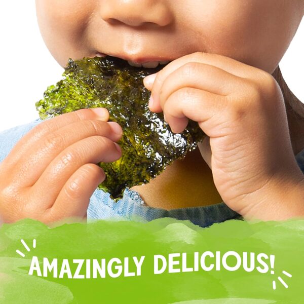 Gimme Seaweed Organic Premium Roasted Seaweed Snacks, Sea Salt & Avocado Oil, 6 Count, Keto, Vegan, Gluten-Free, Great Source of Omega3s and Iodine, Healthy On-The-Go Snack for Kids and Adults - Image 9
