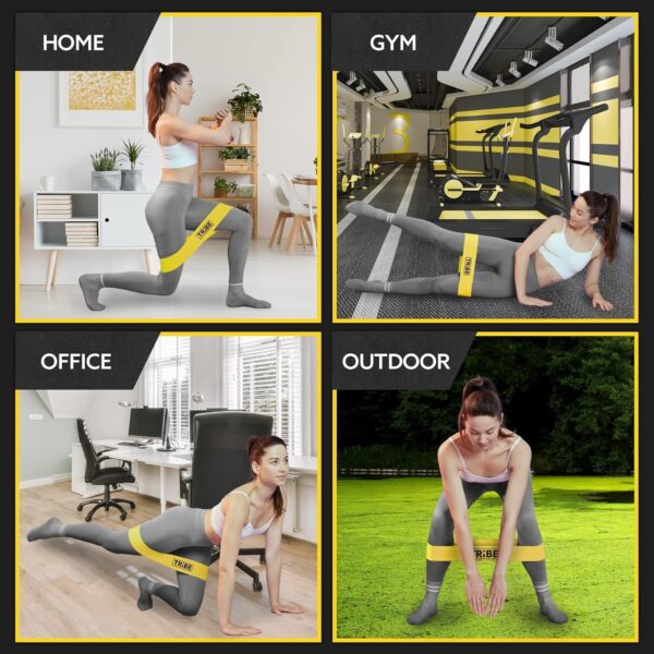 Fabric Resistance Bands for Working Out - Booty Bands for Women and Men - Exercise Bands Resistance Bands Set - Workout Bands Resistance Bands for Legs - Fitness Bands - Image 6