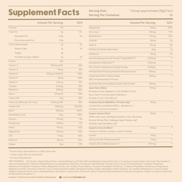 LyfeFuel Essentials Nutrition Shake - Not Your Average Meal Replacement Powder | 50+ Superfoods, Vegan Protein, Vitamins & Minerals | Low Carb Plant Based Breakfast Shake | Vanilla Flavor - Image 4