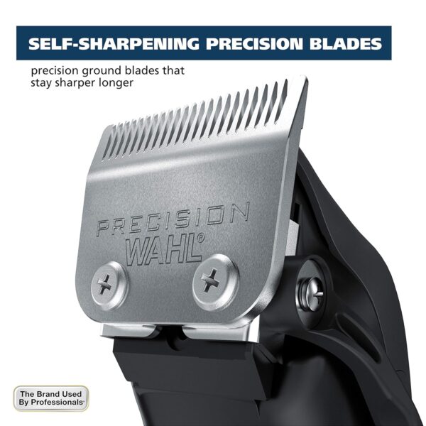 Wahl Home Haircutting Corded Clipper Kit with Adjustable Taper Lever, and 10 Color Coded Guards for Easy Clipping & Trimming - Model 79722 - Image 4