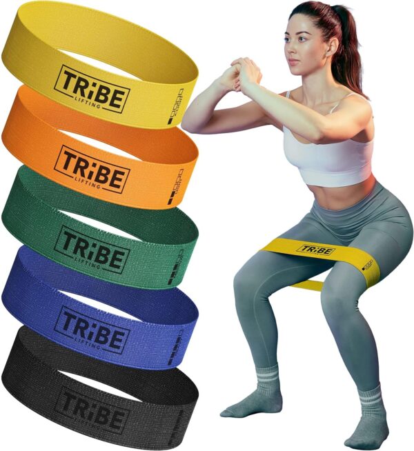 Fabric Resistance Bands for Working Out - Booty Bands for Women and Men - Exercise Bands Resistance Bands Set - Workout Bands Resistance Bands for Legs - Fitness Bands - Image 2