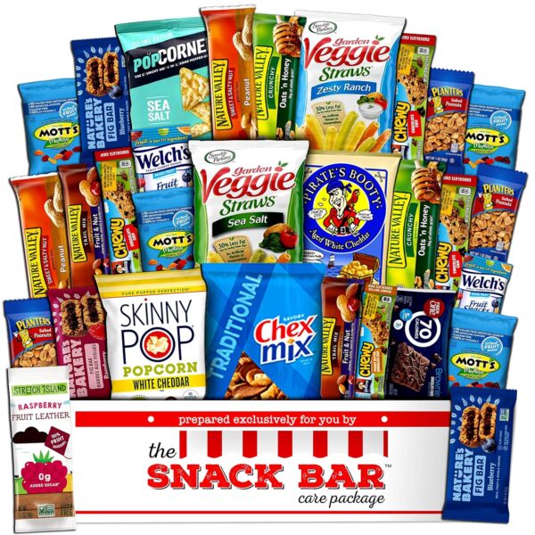 Healthy snack Care Package (30 count) A Gift crave Snack Box with a Variety of Healthy Snack Choices – Great for Office, College Military, Work, Students etc. - Image 2